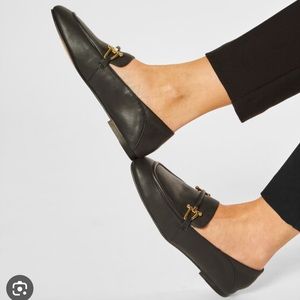 Clarks Black Leather Loafers